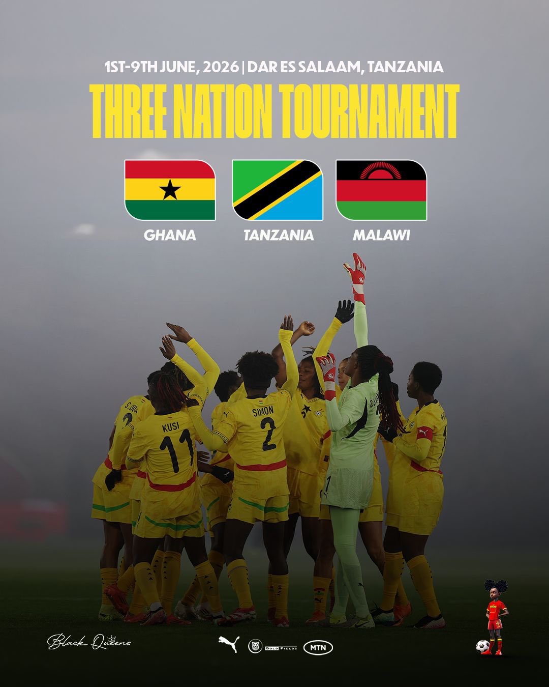 Black Queens Face Tanzania and Malawi in June International Window