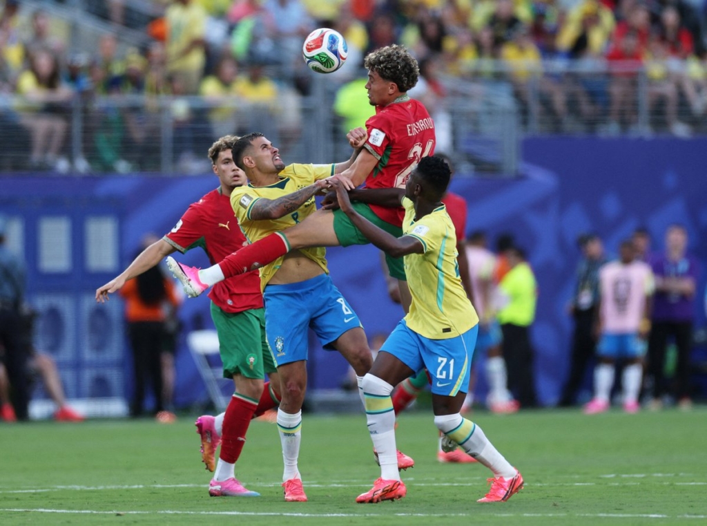 Morocco Hold Five-Time Champions Brazil to Thrilling 1-1 Draw