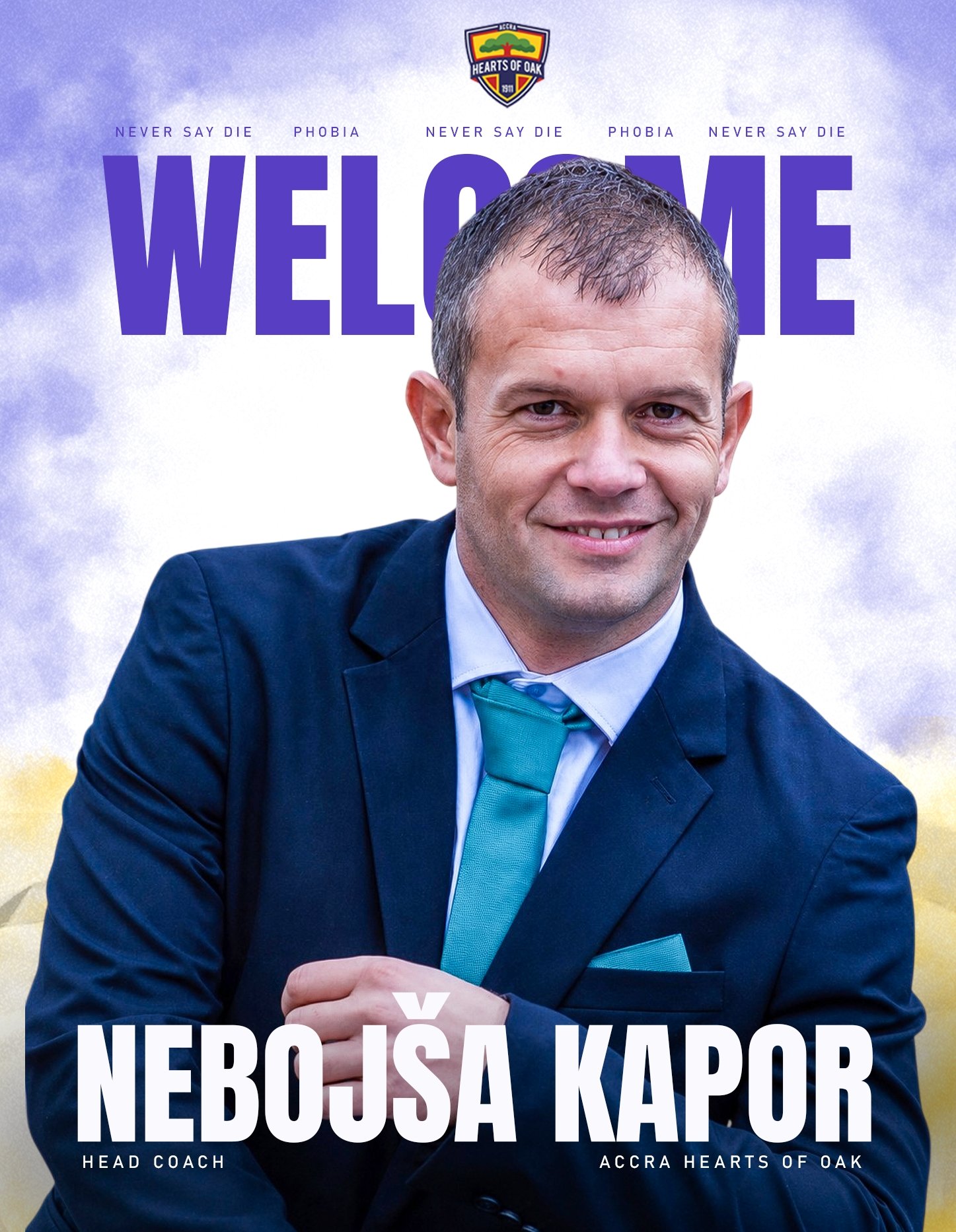 Hearts of Oak Appoint Nebojsa Kapor as Head Coach in Fresh Bid for Domestic Glory