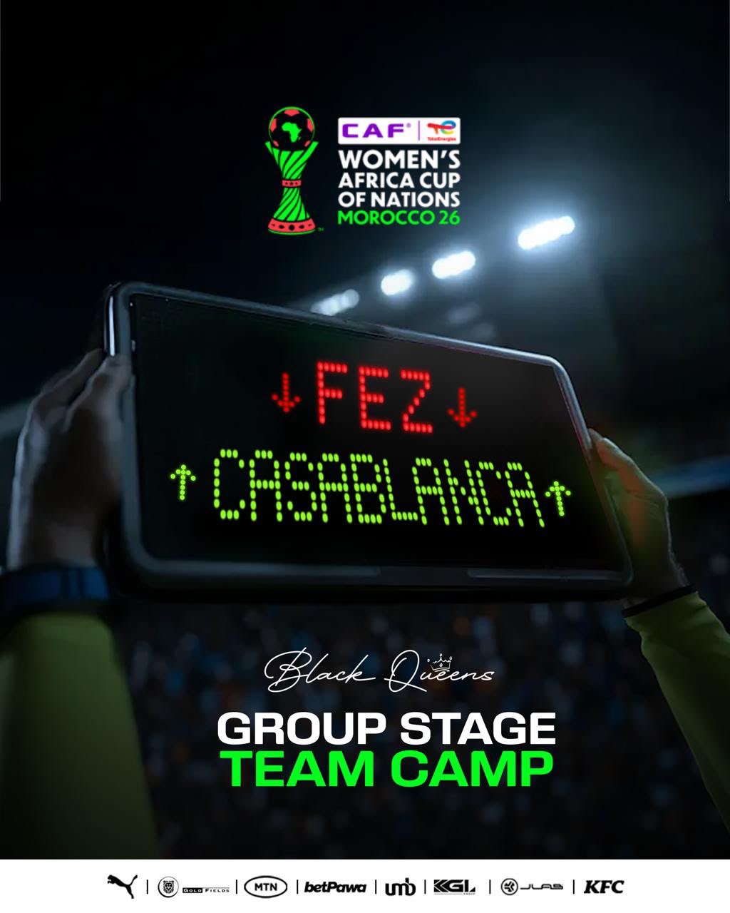 Black Queens Switch from Fez to Casablanca for WAFCON Group Stage